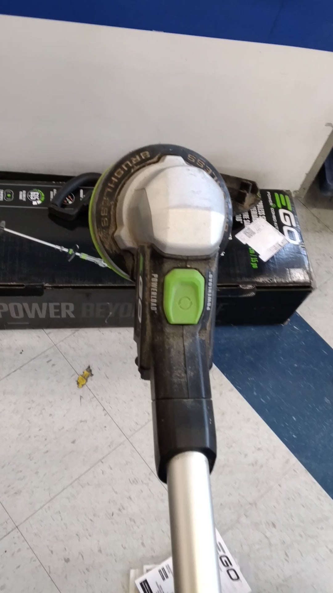 EGO POWER COMBO KIT 15" CORDLESS TRIMMER AND BLOWER COMBO KIT USED ACCEPTABLE CONDITION TESTED SEE VIDEO