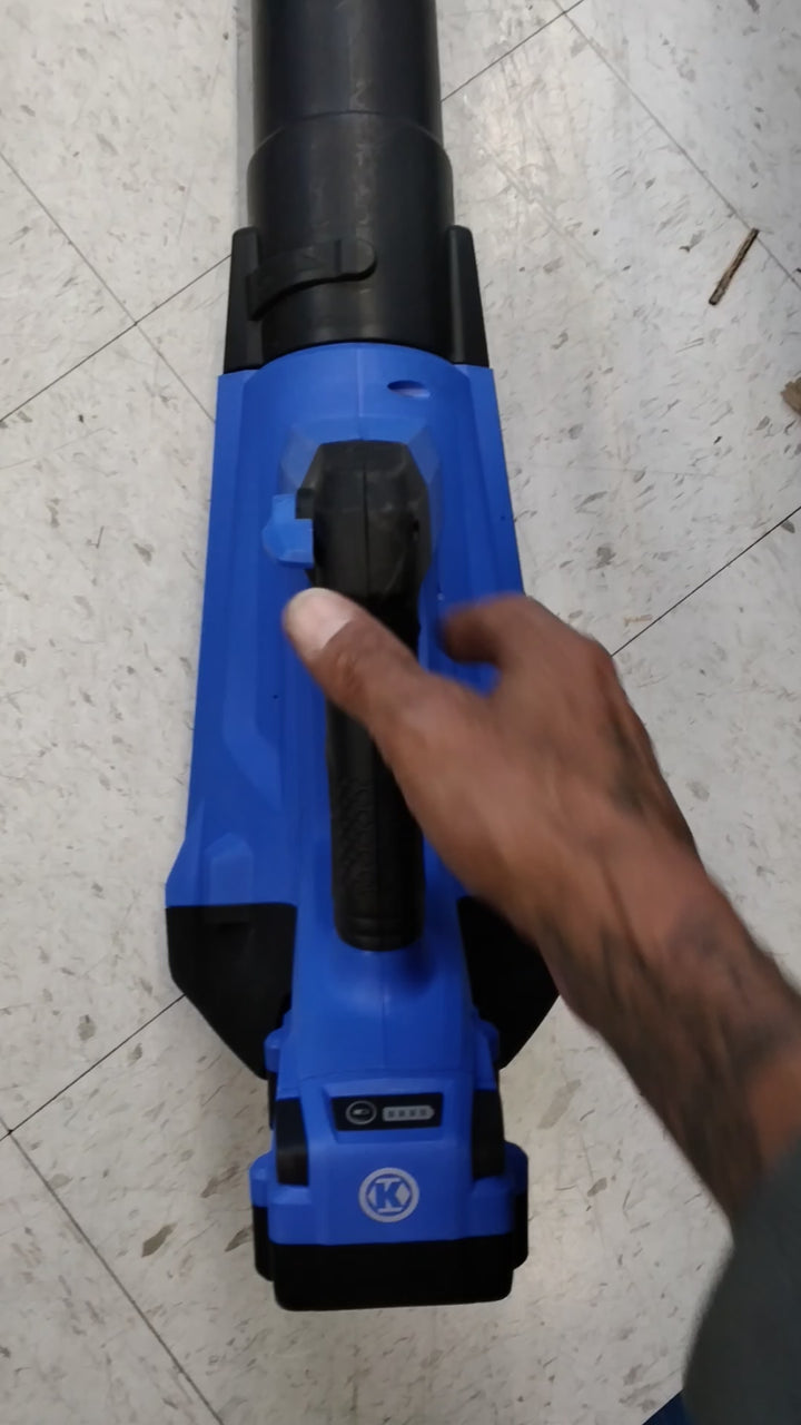 USED LIKE NEW Kobalt | 24V Max Cordless Leaf Blower and String Trimmer Kit BATTERY AND CHARGER INCLUDED TESTED SEE VIDEO 410 Cfm | Rona