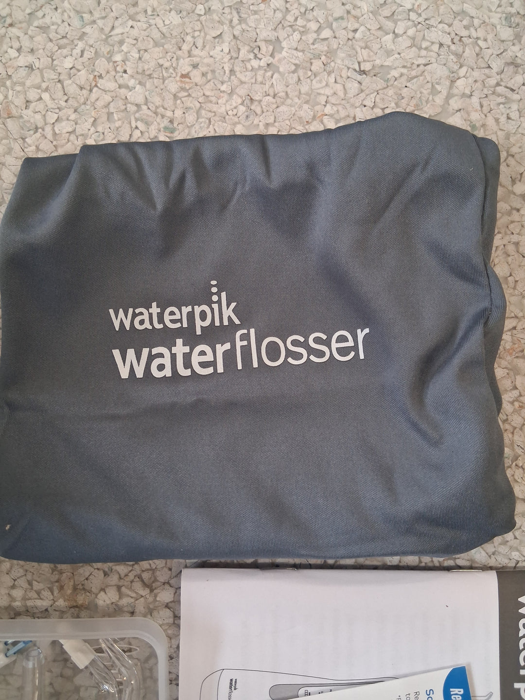 Waterpik Cordless Advanced 2.0 Water Flosser For Teeth, Gums, Braces, Dental Care With Travel Bag and 4 Tips, ADA Accepted, Rechargeable, Portable, and Waterproof, Blue WP-583, Packaging May Vary