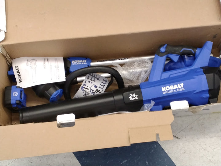 24v Cordless battery String trimmer and leaf blower and combo kit 4ah battery Included