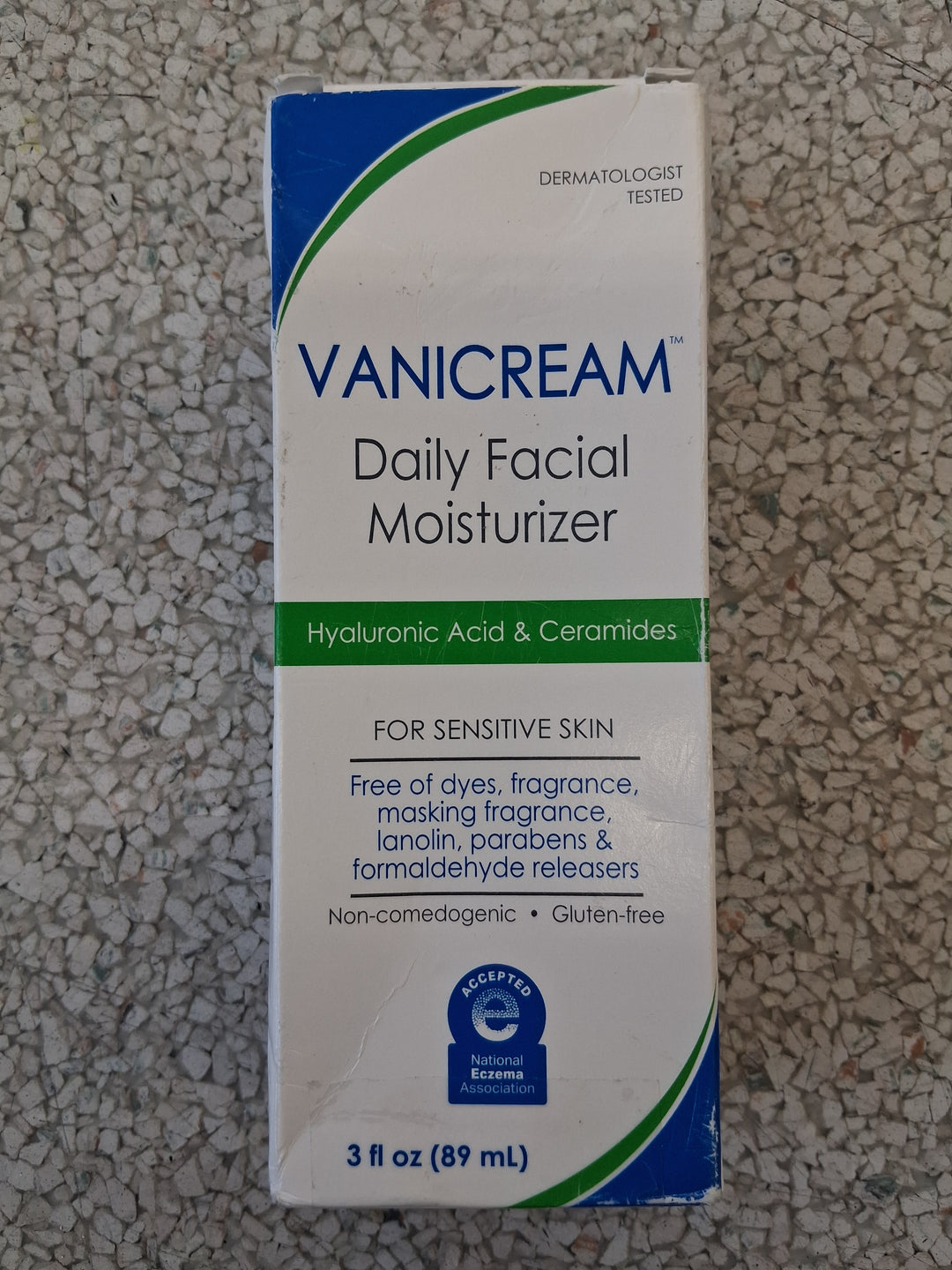 Vanicream Daily Facial Moisturizer With Ceramides and Hyaluronic Acid - Formulated Without Common Irritants for Those with Sensitive Skin, 3 fl oz Retail $13.97