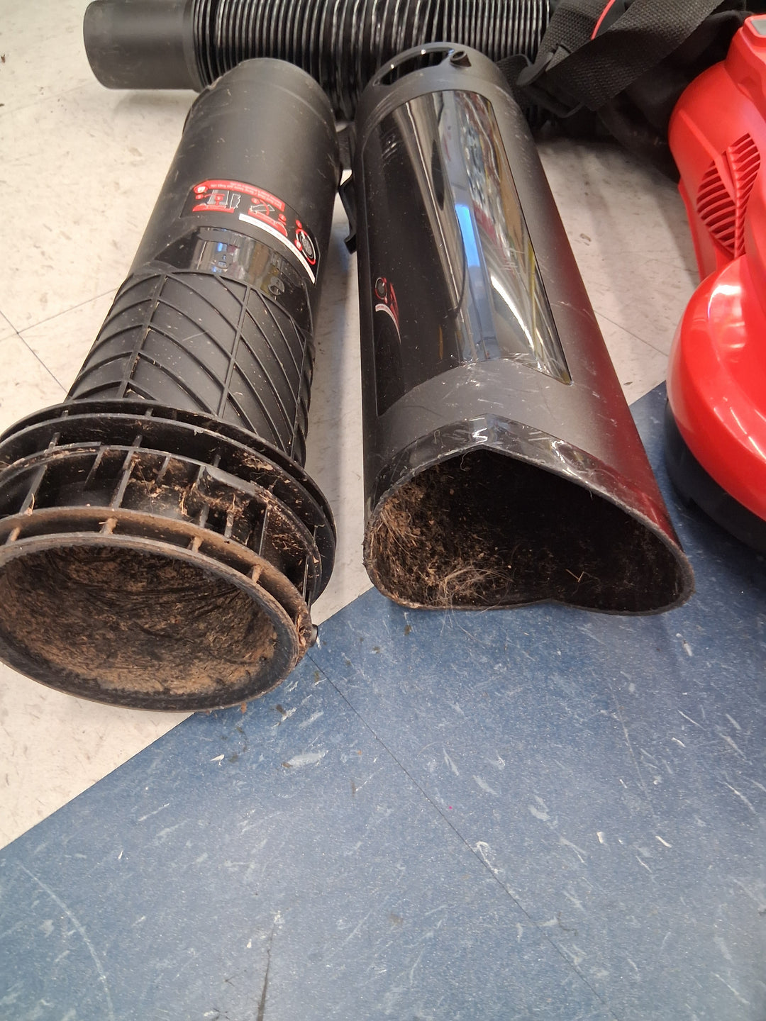 USED TESTED SEE VIDEO CM 450CFM 3IN1 Leaf BLOWERand vacuum 12A CORDED
