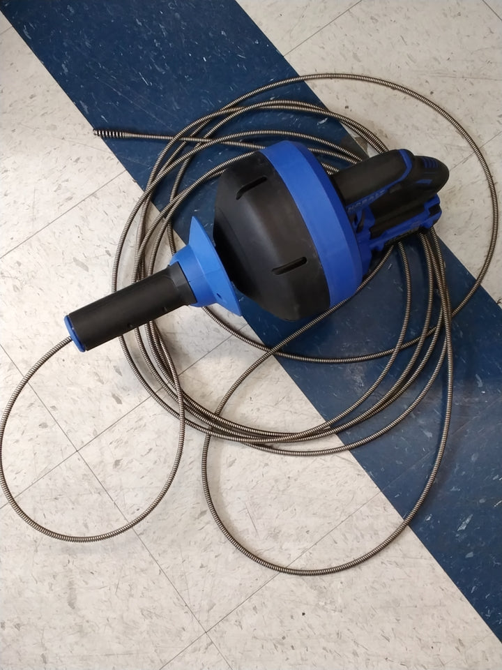 Used ok condition tested see video obalt 24v Max Brushless Cordless Drain Auger BARE TOOL DOES NOT RETRACT