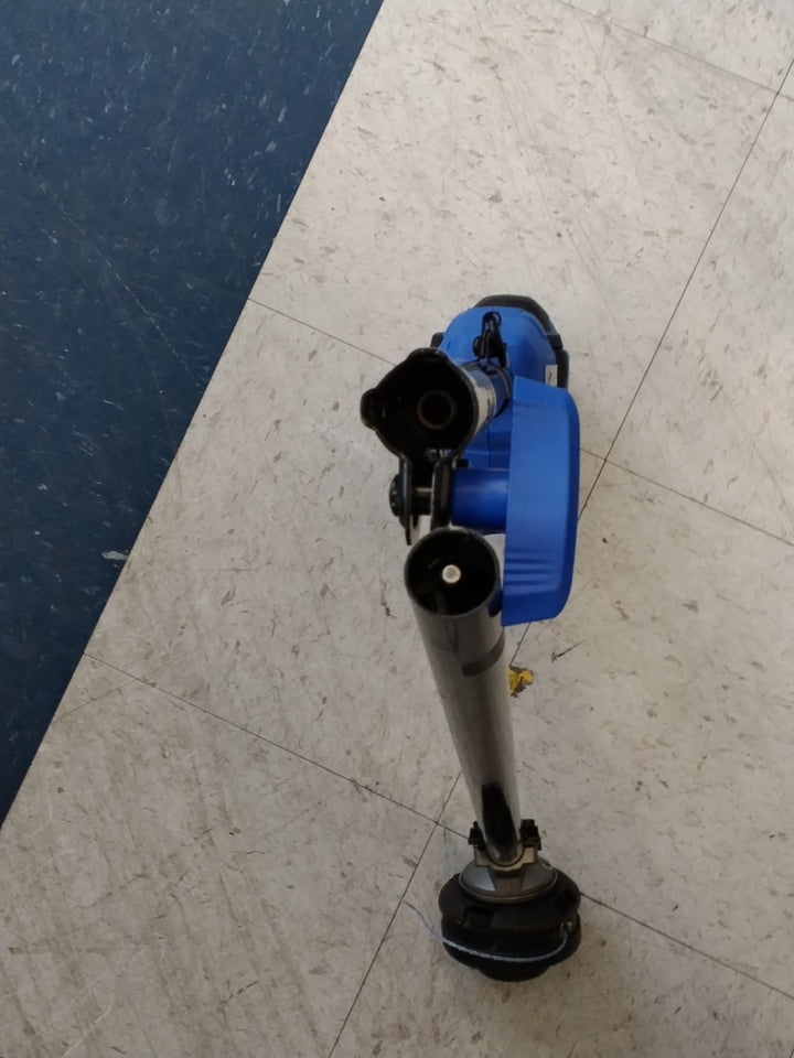 USED GOOD CONDITION HAS CHARGER NO BATERY TESTED SEE VIDEO Kobalt 24-Volt Max 15-inch Split Shaft Brushless Cordless String Trimmer Kit
