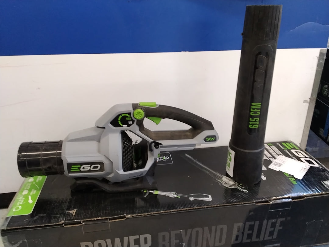 EGO POWER COMBO KIT 15" CORDLESS TRIMMER AND BLOWER COMBO KIT USED ACCEPTABLE CONDITION TESTED SEE VIDEO