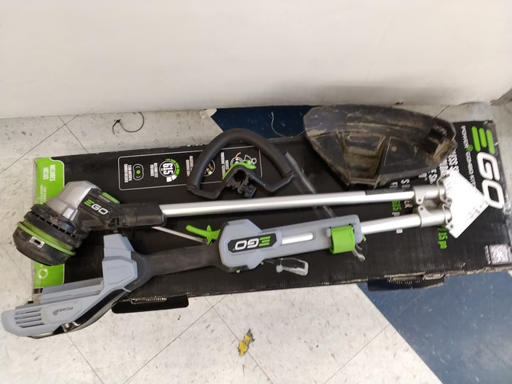 EGO POWER COMBO KIT 15" CORDLESS TRIMMER AND BLOWER COMBO KIT USED ACCEPTABLE CONDITION TESTED SEE VIDEO