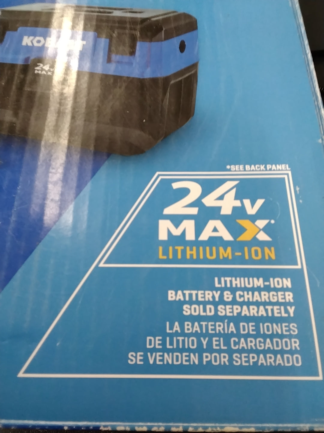 USED OK CONDITION HAS DAMAGE TESTED SEE VIDEO Kobalt 24V MAX Cordless Wet/Dry Vacuum - 3-Gal Capacity, 38-in Water Lift, 50 CFM Air Volume Retail $99.00