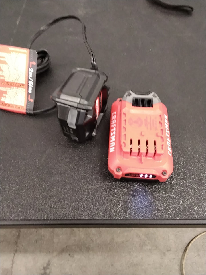 LIKE NEW CONDITION TESTED SEE VIDEO Craftsman CMCPS630D1, Pole Saw, Cordless, Red/Black Retail $129.00