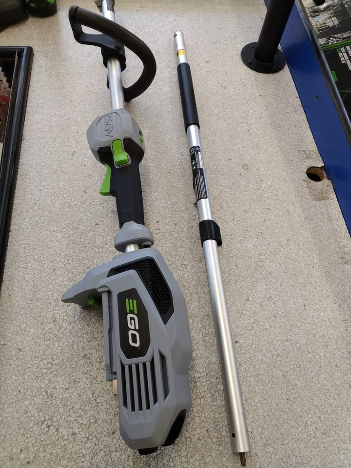 EGO 56 VOLT POWER HEAD 10" POLE SAW USED GOOD CONDITION TESTED SEE VIDEO