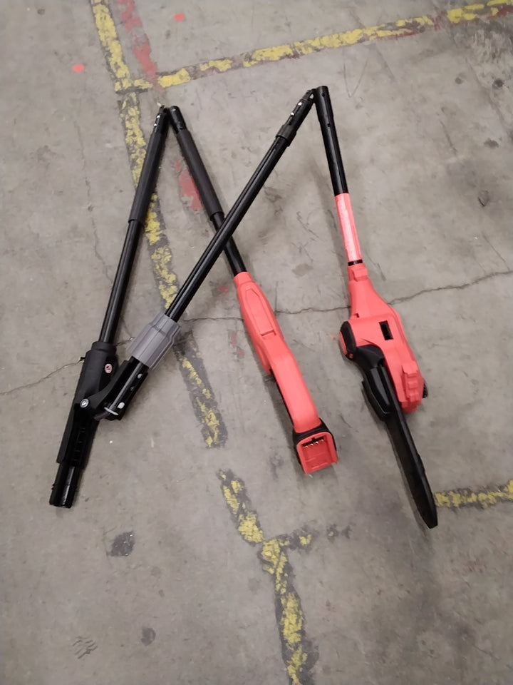 LIKE NEW CONDITION TESTED SEE VIDEO Craftsman CMCPS630D1, Pole Saw, Cordless, Red/Black Retail $129.00