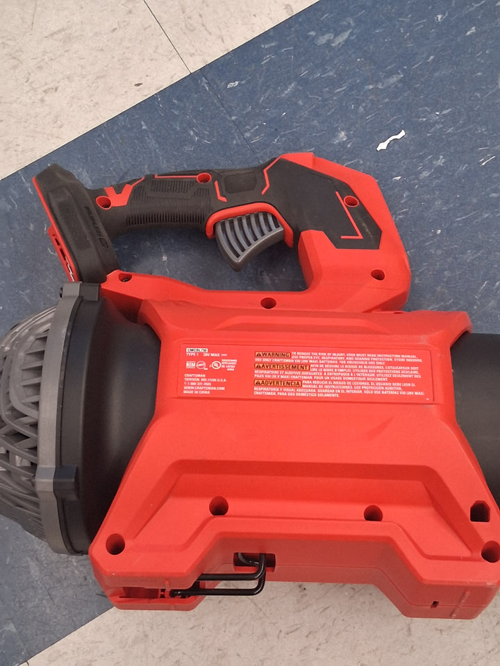 Used open box CRAFTSMAN V20 WEEDWACKER String Trimmer & Blower Combo Kit (CMCK497P1) TESTED WORKS SEE VIDEO  HAS CHARGER NO BATTERY