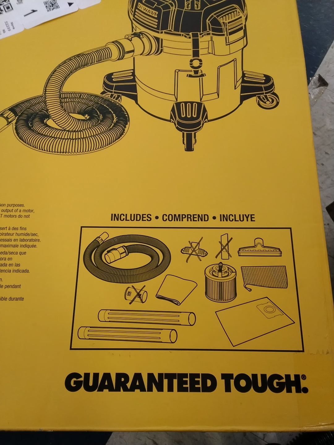 DEWALT 6 Gallon STEALTHSONIC Shop Vacuum Wet and Dry DXV06PL-QT, Ultra Quiet 4 Peak HP Wet Dry Vac for Jobsite & Workshop USED LIKE NEW CONDITION TESTED SEE VIDEO MISSING PARTS SEE PICTURES