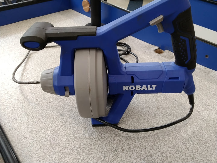 used acceptable condition tested see video KOBALT 25-FT CORDED DRAIN AUGER