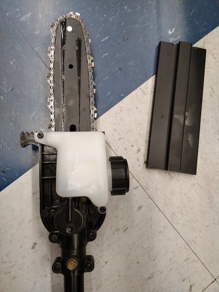 Used like new unrested TrimmerPlus PS720 8-Inch Pole Saw with Bar and Chain