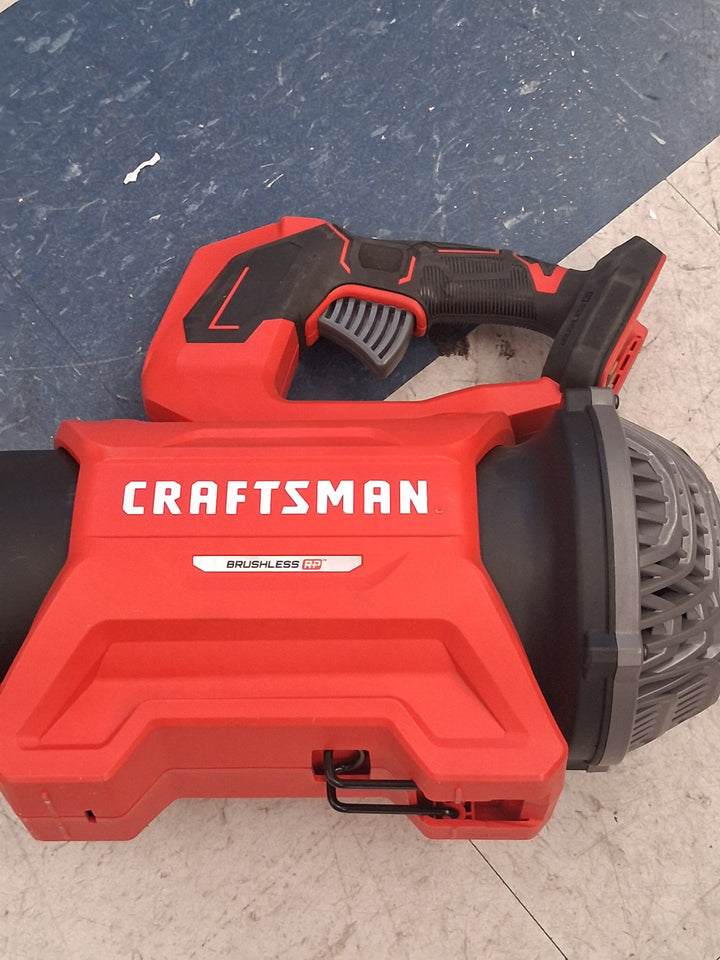 Used open box CRAFTSMAN V20 WEEDWACKER String Trimmer & Blower Combo Kit (CMCK497P1) TESTED WORKS SEE VIDEO  HAS CHARGER NO BATTERY