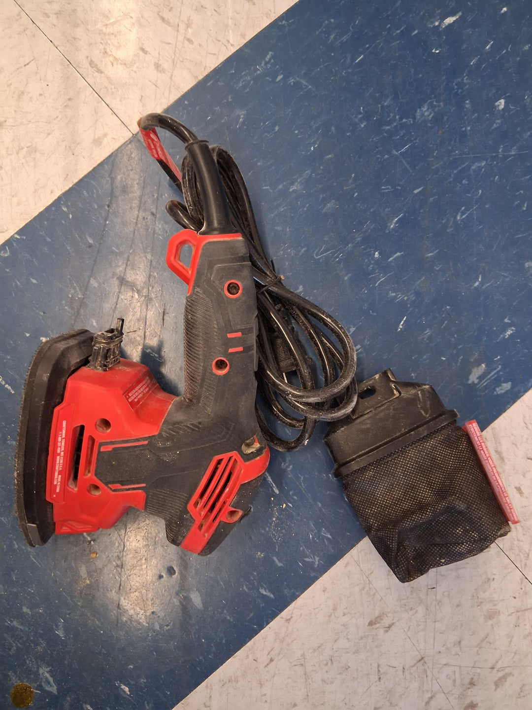 Used Good Condition Tested See Video CRAFTSMAN Detail Sander, Corded Mouse Sander for Woodworking, Includes Dust Bag Retail $69.00