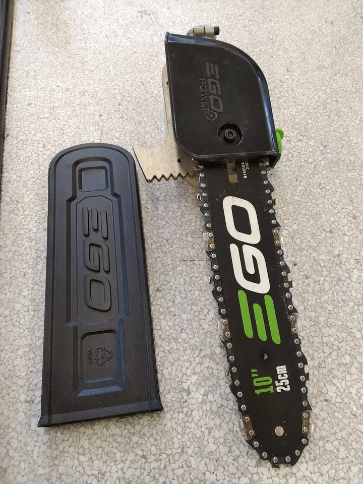 EGO 56 VOLT POWER HEAD 10" POLE SAW USED GOOD CONDITION TESTED SEE VIDEO