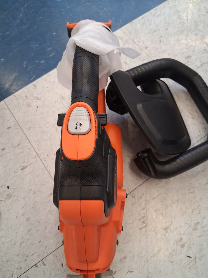 Black + Decker 20v powercut 22" hedge trimmer NEW UNUSED CONDITION UNTESTED BAD BATTERY HAS CHARGER