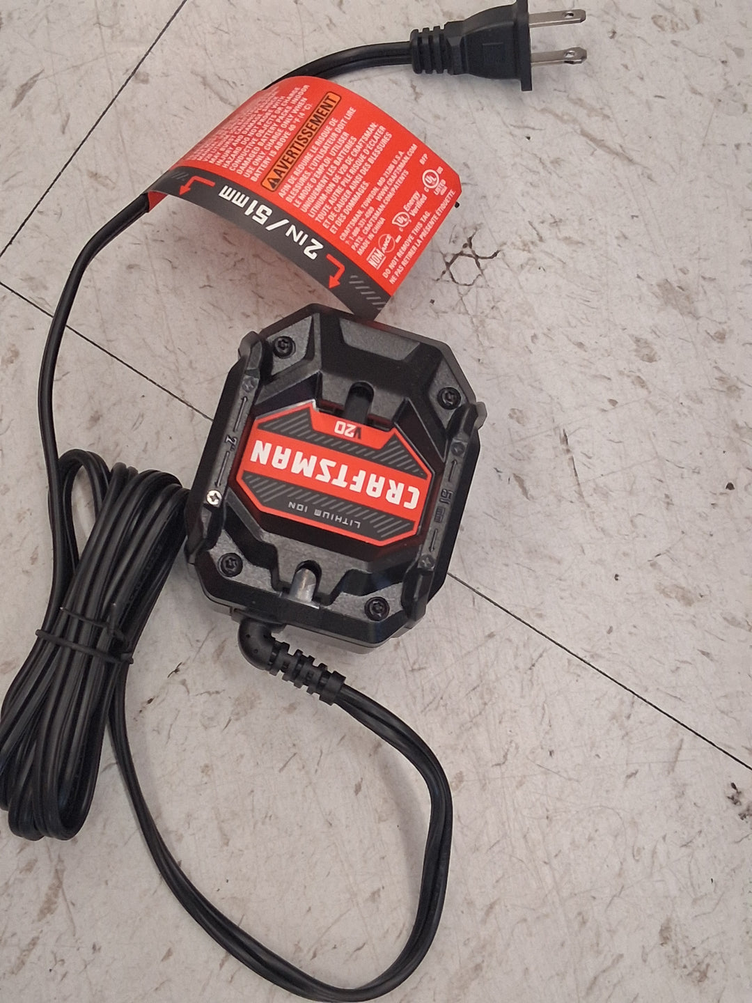 Used open box CRAFTSMAN V20 WEEDWACKER String Trimmer & Blower Combo Kit (CMCK497P1) TESTED WORKS SEE VIDEO  HAS CHARGER NO BATTERY