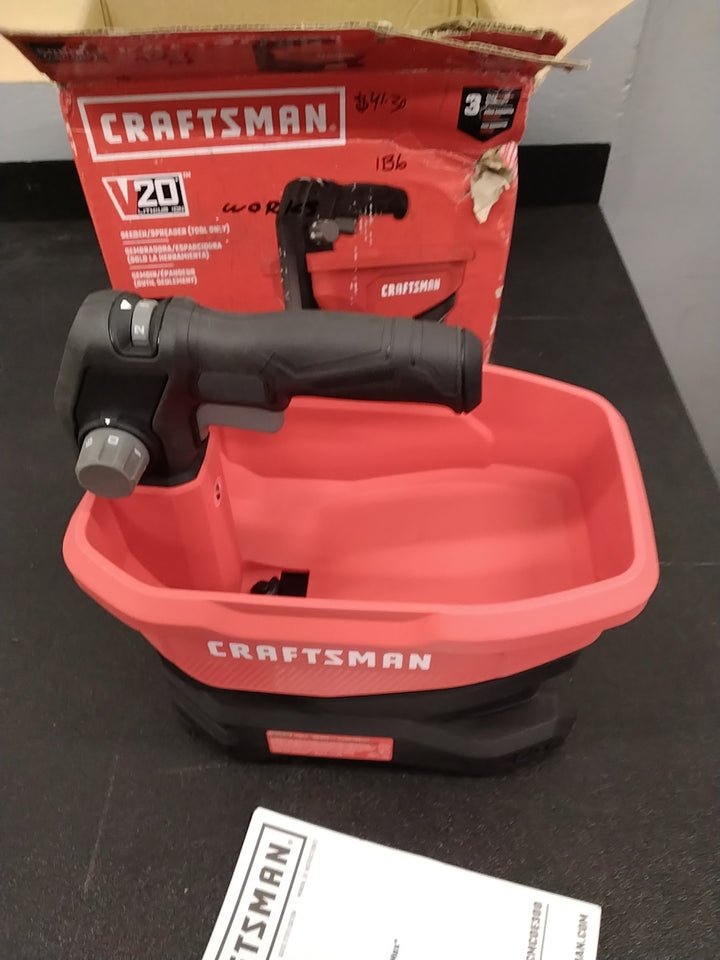 NEW UNUSED TESTED SEE VIDEO CM V20 SEEDER SPREADER BARE TOOL ONLY