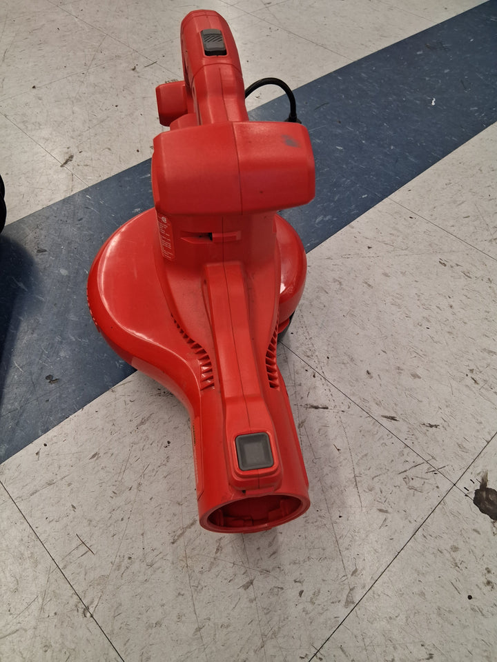USED, GOOD, MISSING PIECES TESTED WORKS SEE VIDEO CRAFTSMAN 3-in-1 Leaf Blower, Vacuum and Mulcher, Backpack Blower Up to 260 MPH, 12 Amp, Corded Electric Leaf Collector (CMEBL7000) Retail $99.98
