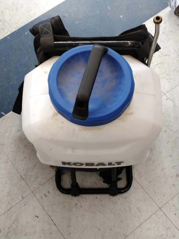 USED OK CONDITION TESTED SEE VIDEO Kobalt Backpack Chemical Sprayer Kit - 40V Max, 120 Gallons Per Charge TOOL ONLY