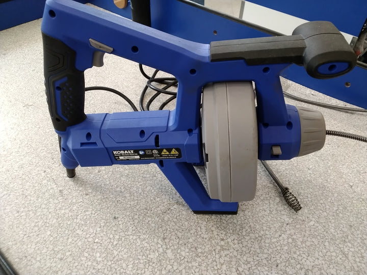 used acceptable condition tested see video KOBALT 25-FT CORDED DRAIN AUGER
