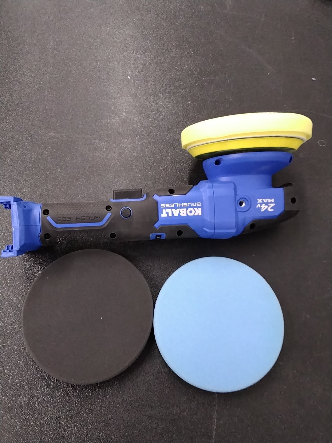 USED LIKE NEW TESTED SEE VIDEO Kobalt 6-in Variable Speed Cordless Polisher (Model KPO 124B-03, Item #1694006)