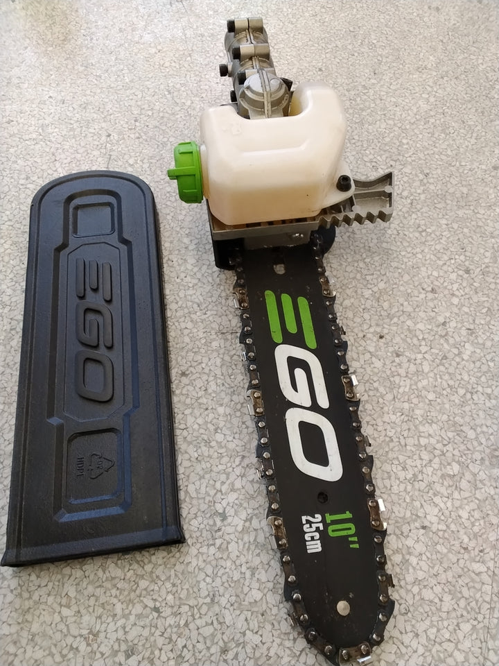 EGO 56 VOLT POWER HEAD 10" POLE SAW USED GOOD CONDITION TESTED SEE VIDEO