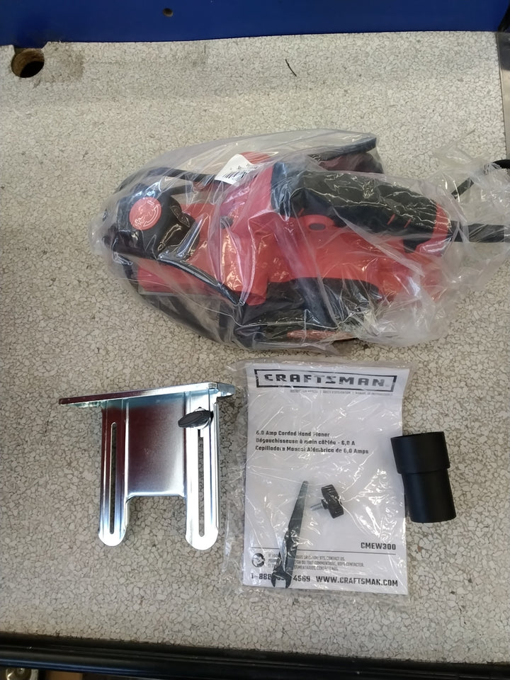 Used like new tested see video Electric Handheld Planer (6 Amp) Retail $116.00