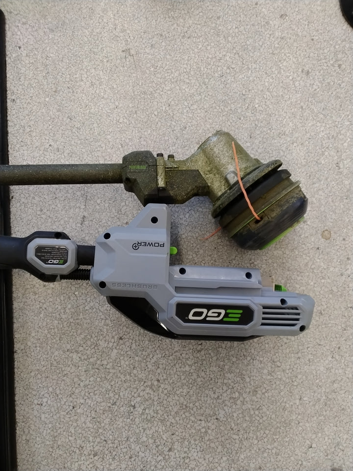 EGO 15" POWER PLUS CORDLESS STRING TRIMMER WITH POWER LOAD USED ACCEPTABLE CONDITION TESTED SEE VIDEO