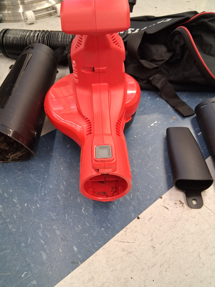 USED TESTED SEE VIDEO CM 450CFM 3IN1 Leaf BLOWERand vacuum 12A CORDED