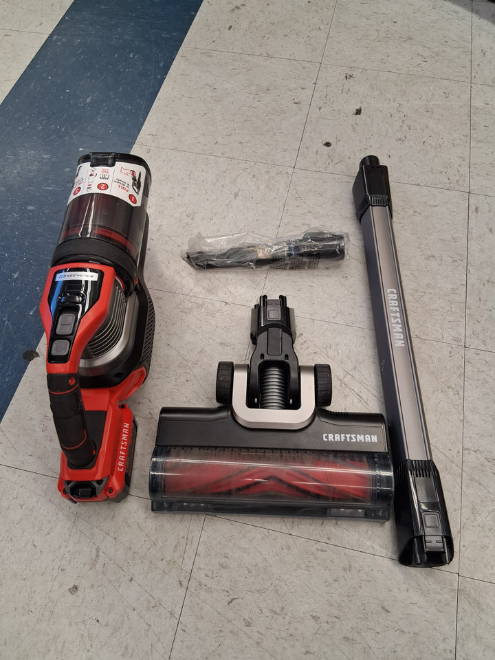 USED TESTED WORKS SEE VIDEO CRAFTSMAN V20 STICK VACUUM