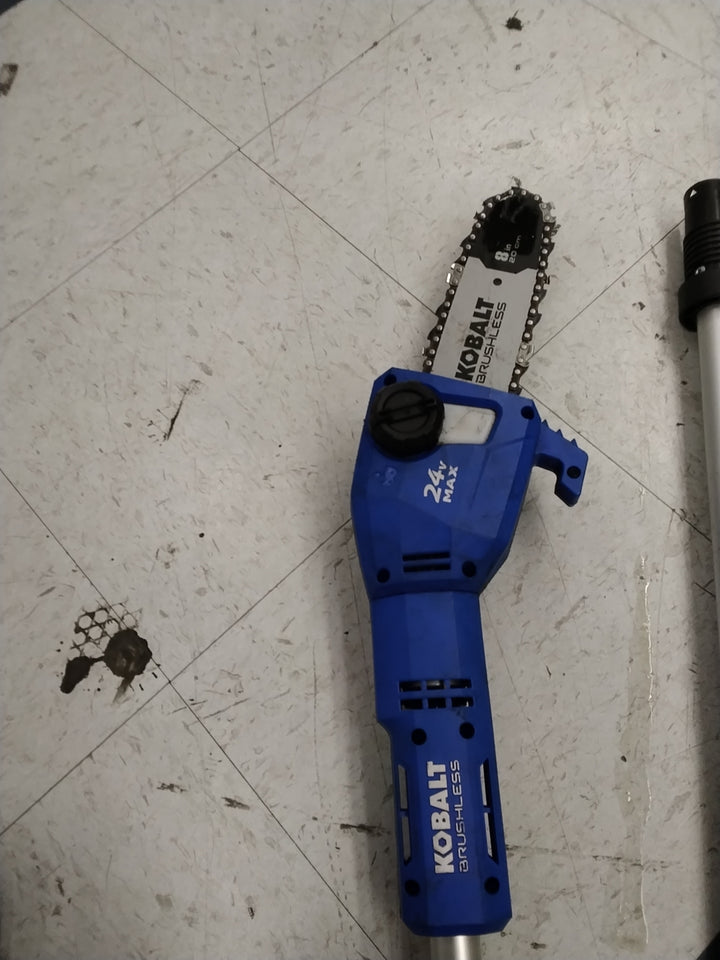 Kobalt 24-Volt 8-in Cordless Pole Saw 2 Ah Used Good Condition (Battery and Charger Not Included)Tested Works See Video