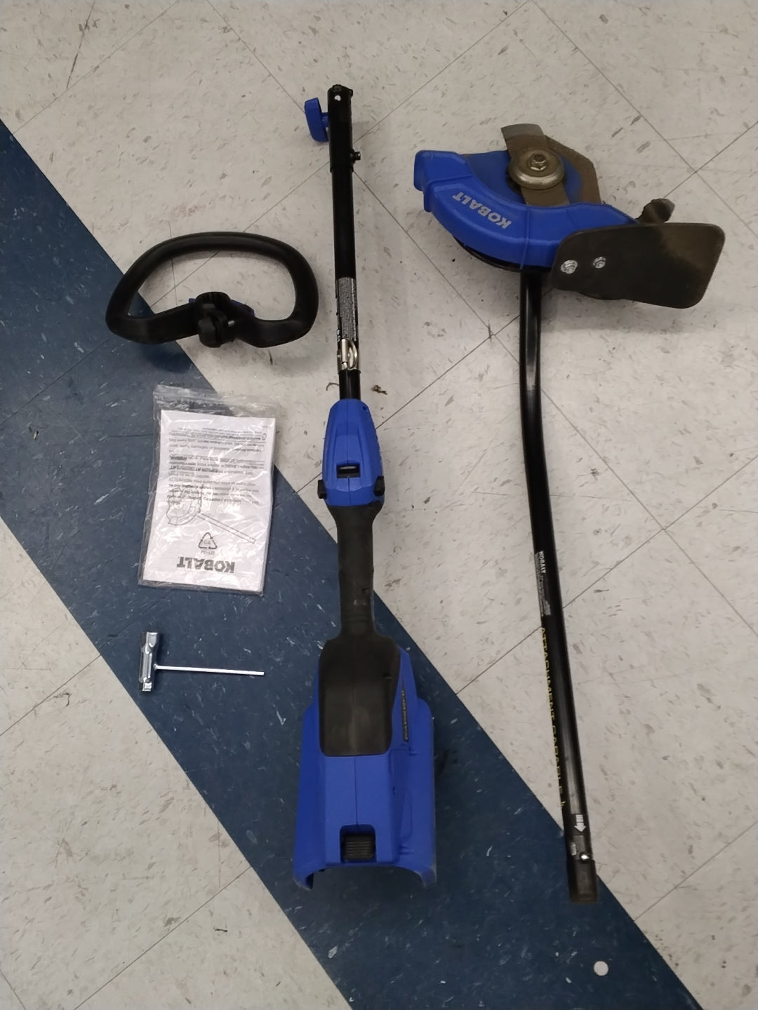 Kobalt 40 volt 9" multi head edger Used Condition Works Great See Video (TOOL ONLY)