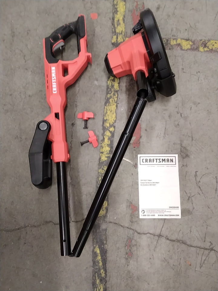NEW UNUSED CONDITION TESTED SEE VIDEO Craftsman CMCECD400 - Cordless Edger, 20V TOOL ONLY SEE PICTURES