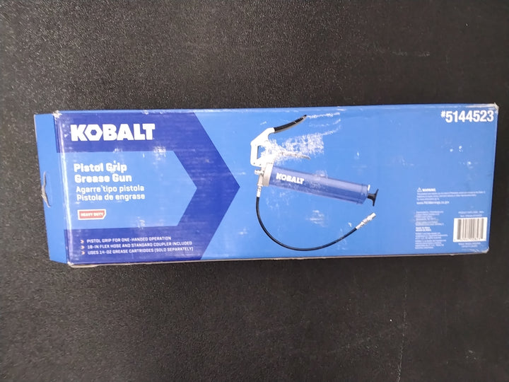 NEW UNUSED CONDITION Kobalt Pistol Grip Manual Grease Gun 18-Inches